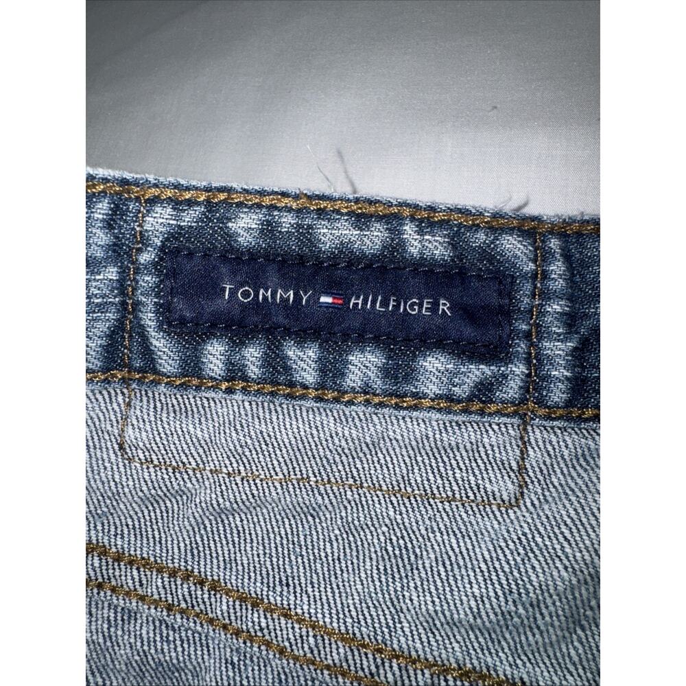 Tommy Hilfiger Men's Vintage Bootcut Jeans 34x30 Light Wash Blue Denim Pants - Picture 4 of 13